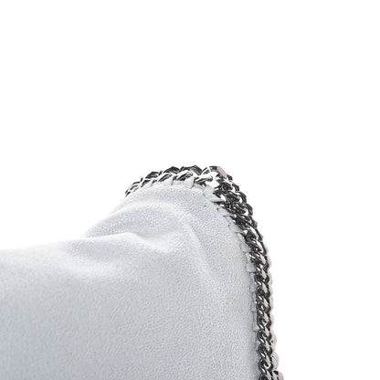 Stella McCartney Shaggy Deer Mini Falabella Fold Over Tote Light Blue 12 of 12