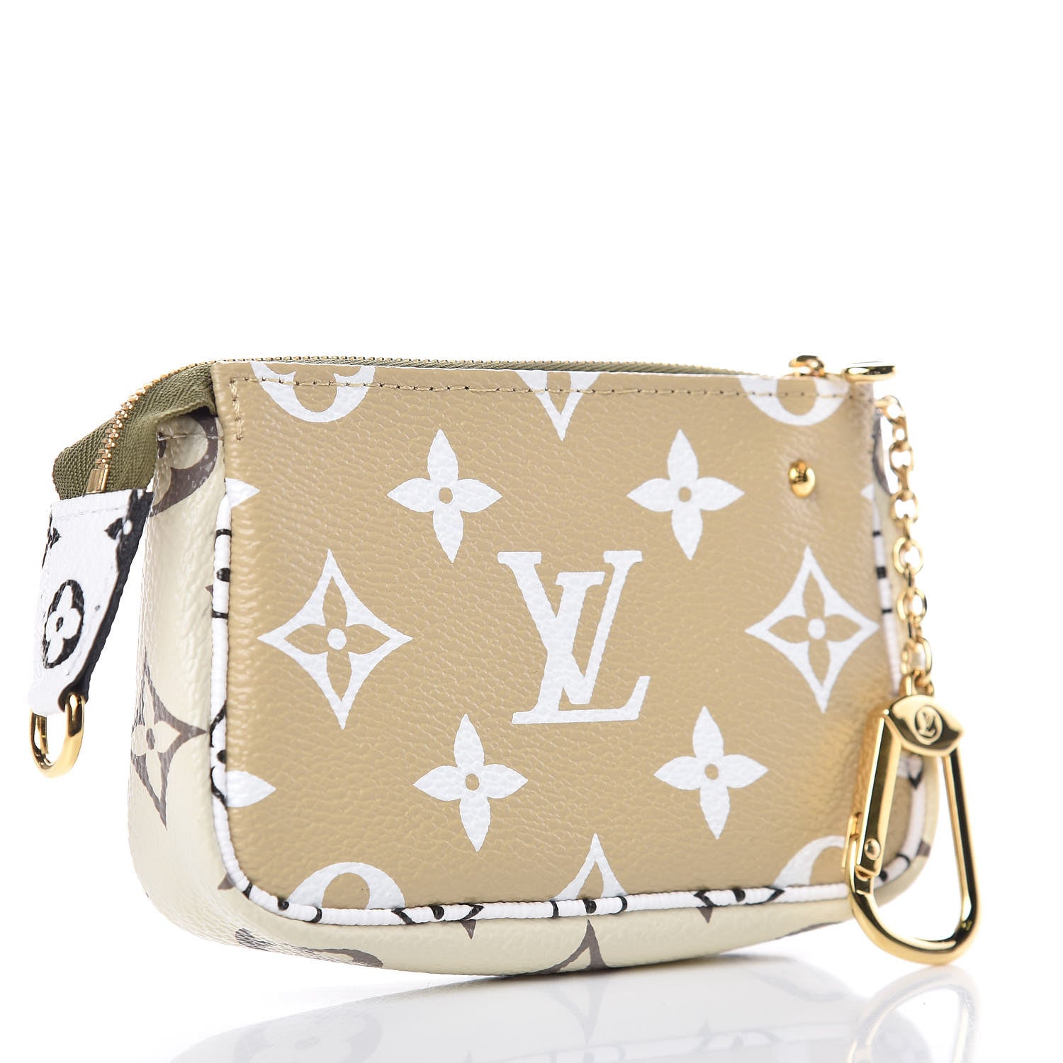 Louis Vuitton Monogram Giant Micro Pochette Accessories Kaki White 3 of 7
