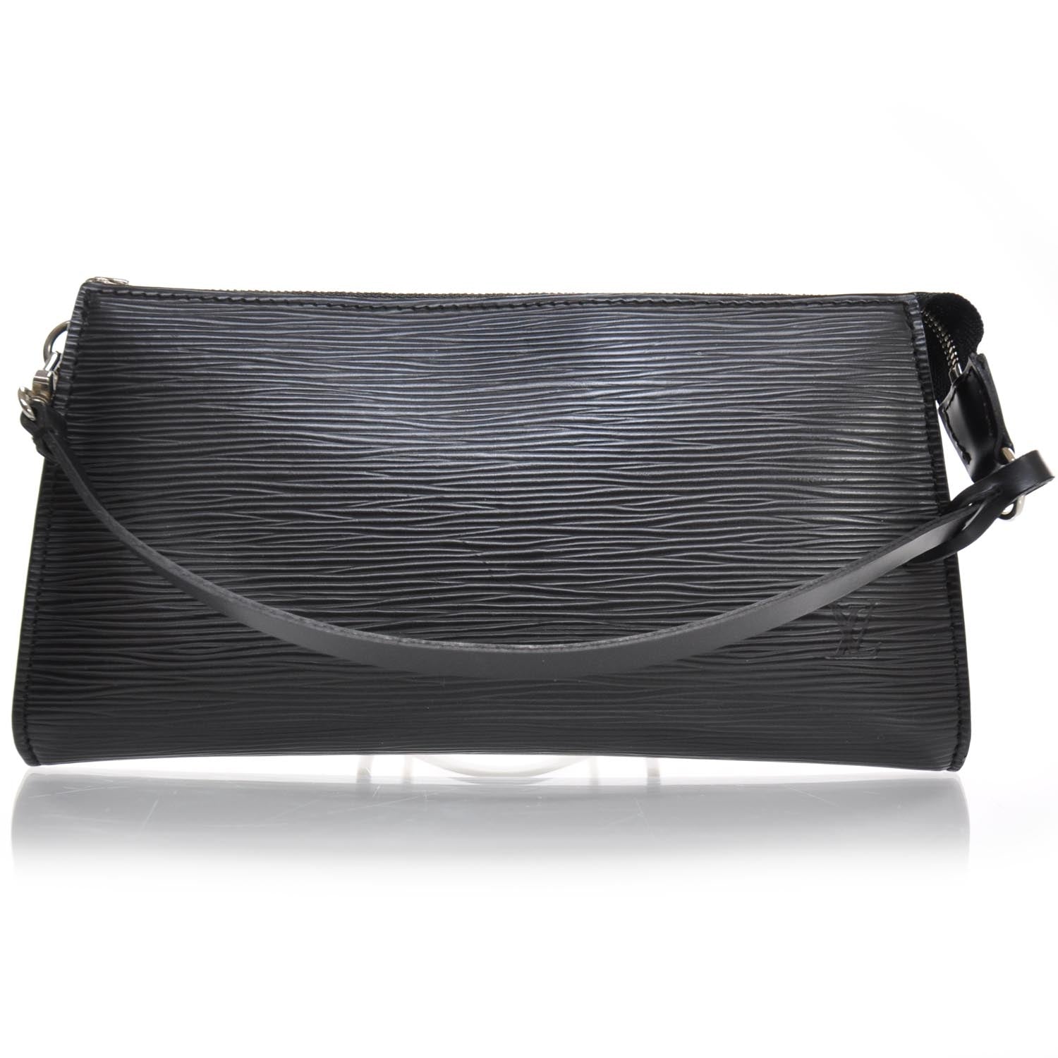 Louis Vuitton Epi Pochette Accessories Bag Black 1 of 8