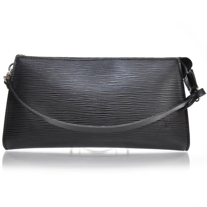 Louis Vuitton Epi Pochette Accessories Bag Black 1 of 8