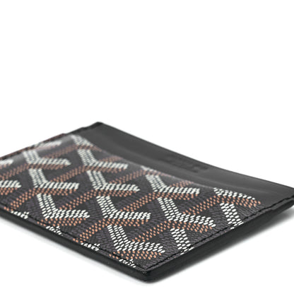 Goyard Goyardine Saint Sulpice Card Holder Black 10 of 11