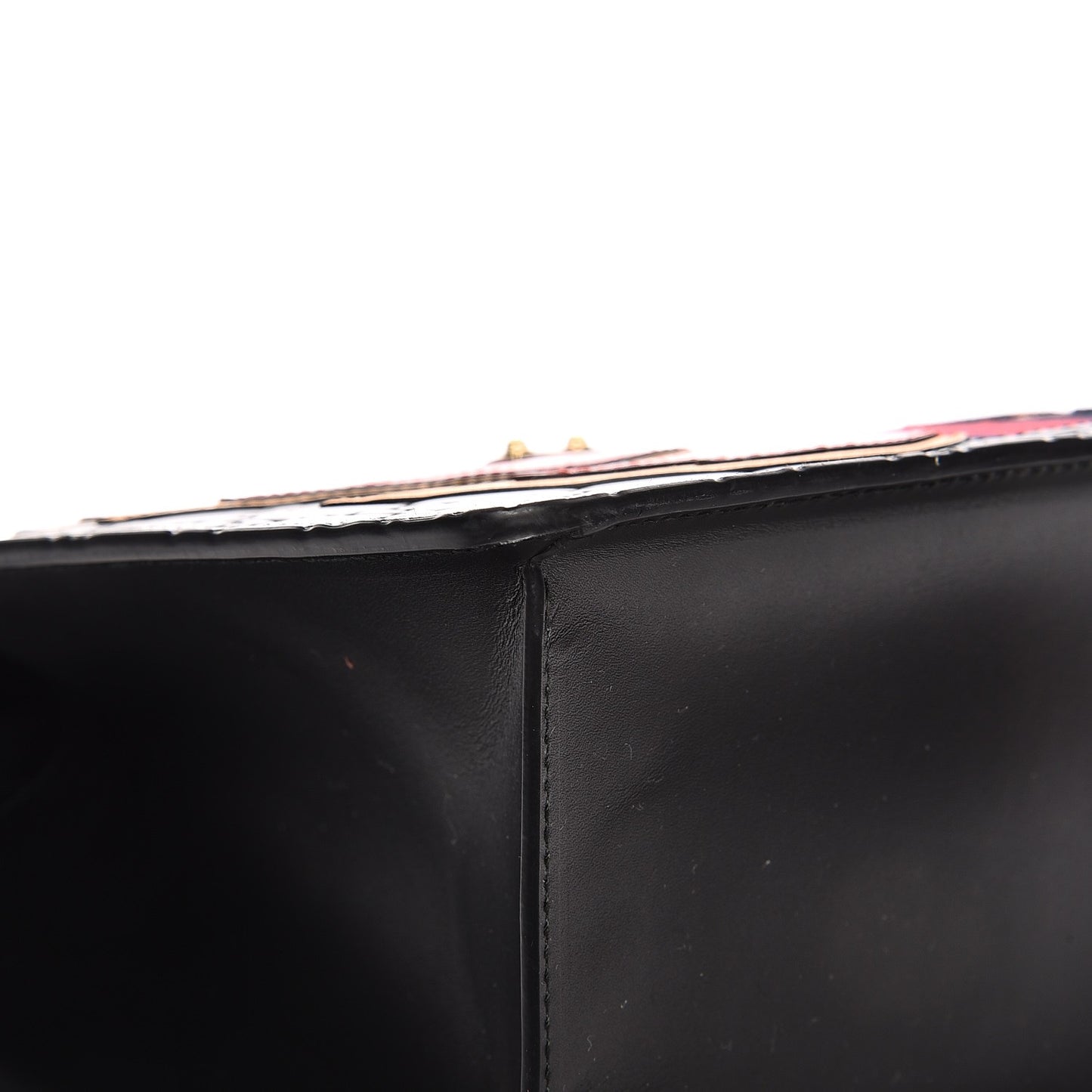 Guccissima Signature Medium Sylvie Top Handle Bag Black