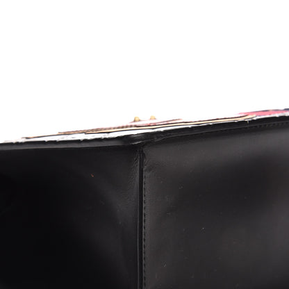 Gucci Guccissima Signature Medium Sylvie Top Handle Bag Black 12 of 13