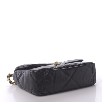 Chanel Lambskin Quilted Medium 19 Flap Black 4 of 11