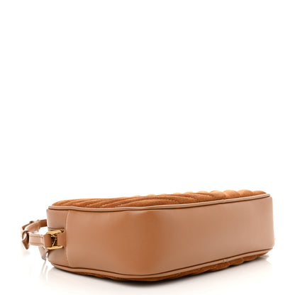 Saint Laurent Suede Matelasse Monogram Lou Camera Bag Cinnamon 4 of 11