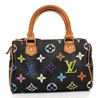 Louis Vuitton Monogram Multicolor Mini Sac HL Speedy Black 1 of 13