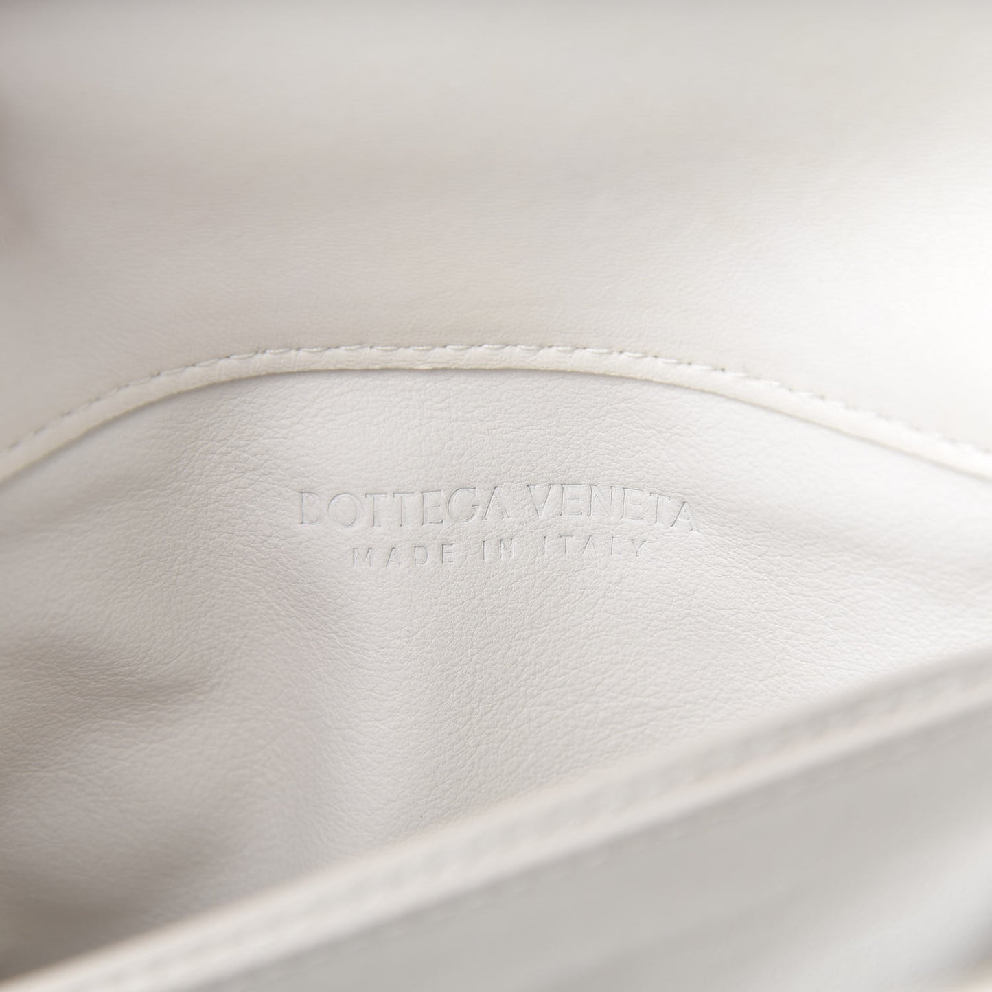 Nappa Intrecciato Shoulder Bag White