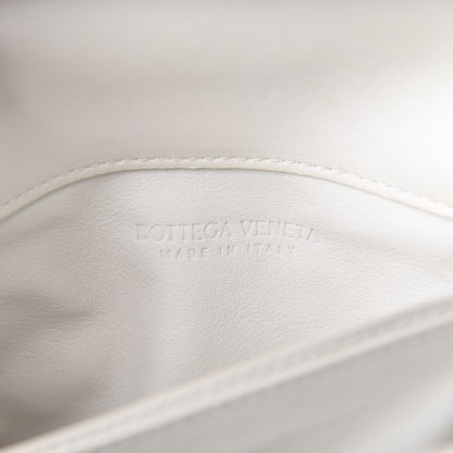 Bottega Veneta Nappa Intrecciato Shoulder Bag White 6 of 13