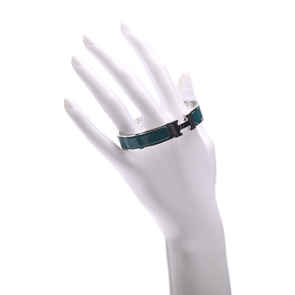 Hermes Enamel Narrow Clic Clac H Bracelet GM Veronese 2 of 5