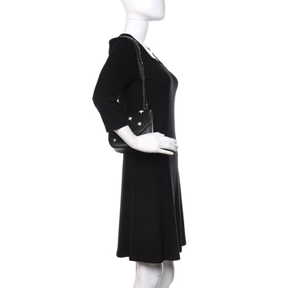Stella McCartney Alter Nappa Embossed Medium Star Falabella Box Shoulder Bag Black 2 of 10