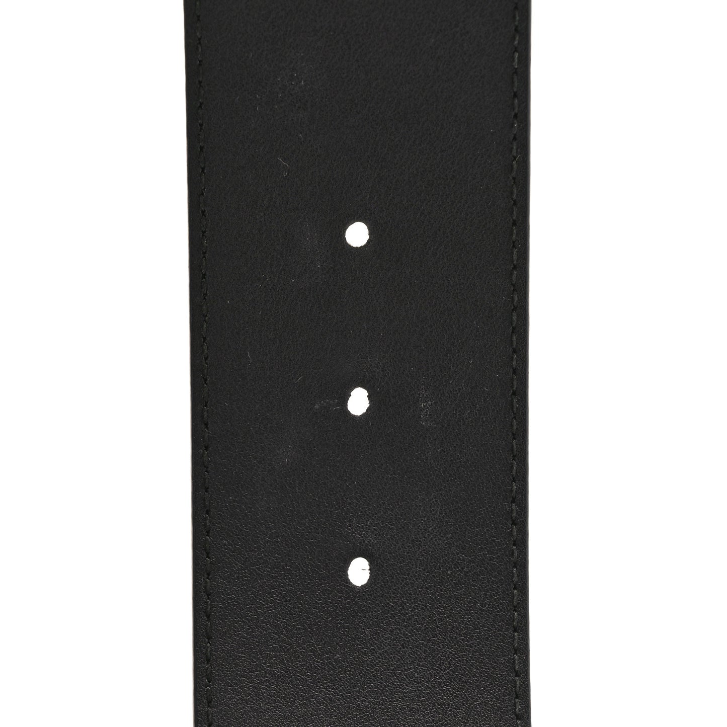 Calfskin Lizard Double G 50mm Belt 70 28 Black