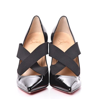 Christian Louboutin Patent Sharpstagram 100 Pumps 38 Black 2 of 10