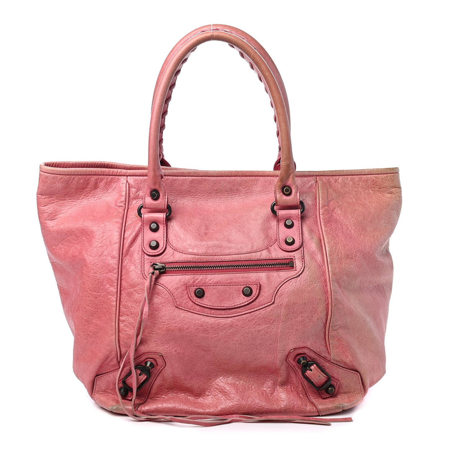Agneau Classic Hardware S Sunday Tote Pivoine