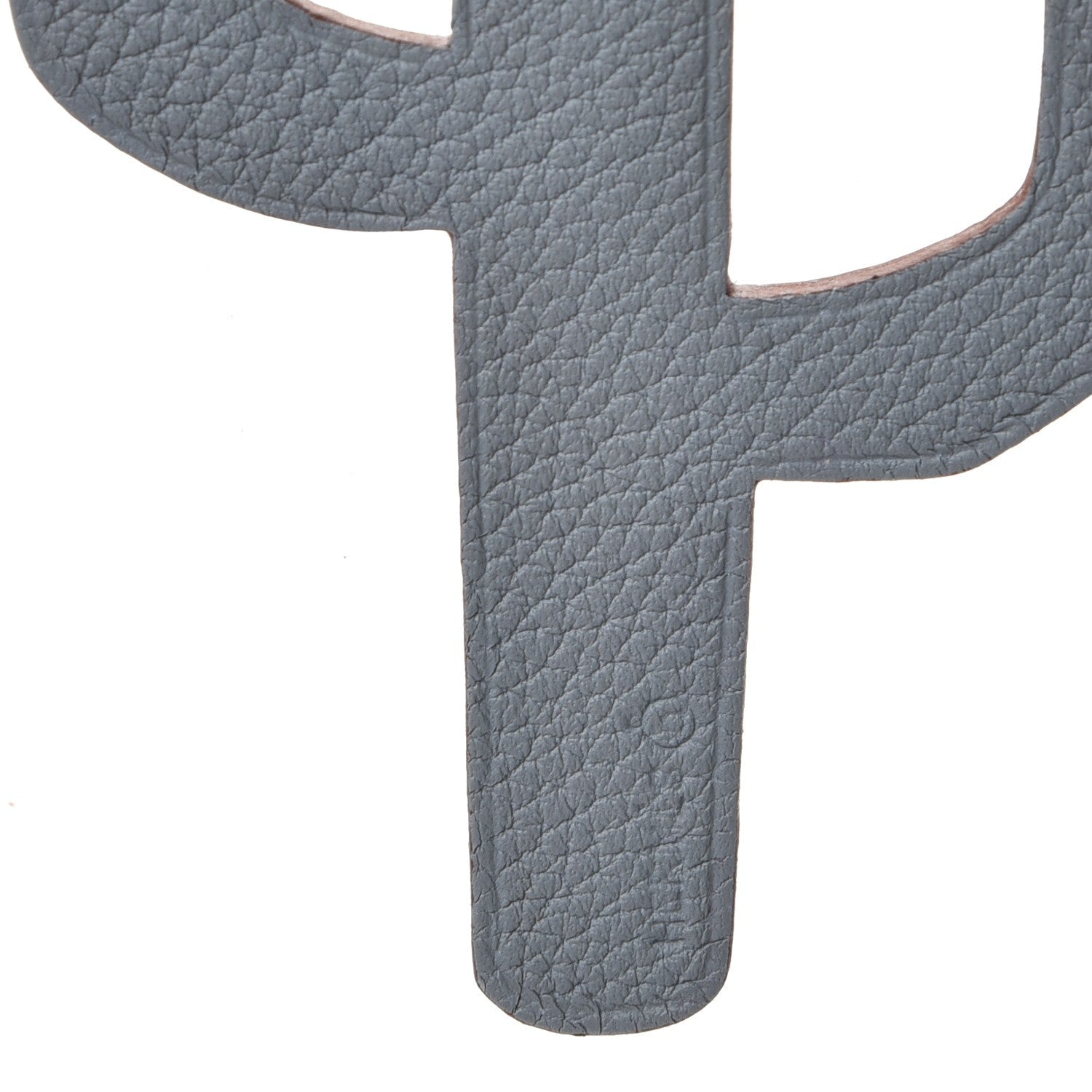 Hermes Togo Clemence Petit H Cactus Bag Charm Raisin 3 of 3