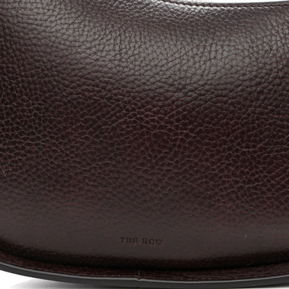 The Row Grained Calfskin Half Moon Shoulder Bag Brown 7 of 9