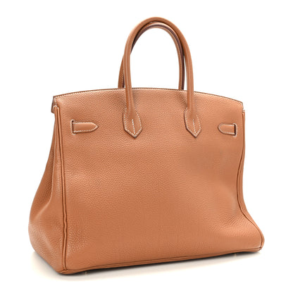 Hermes Togo BIRKIN 35 Gold 3 of 12