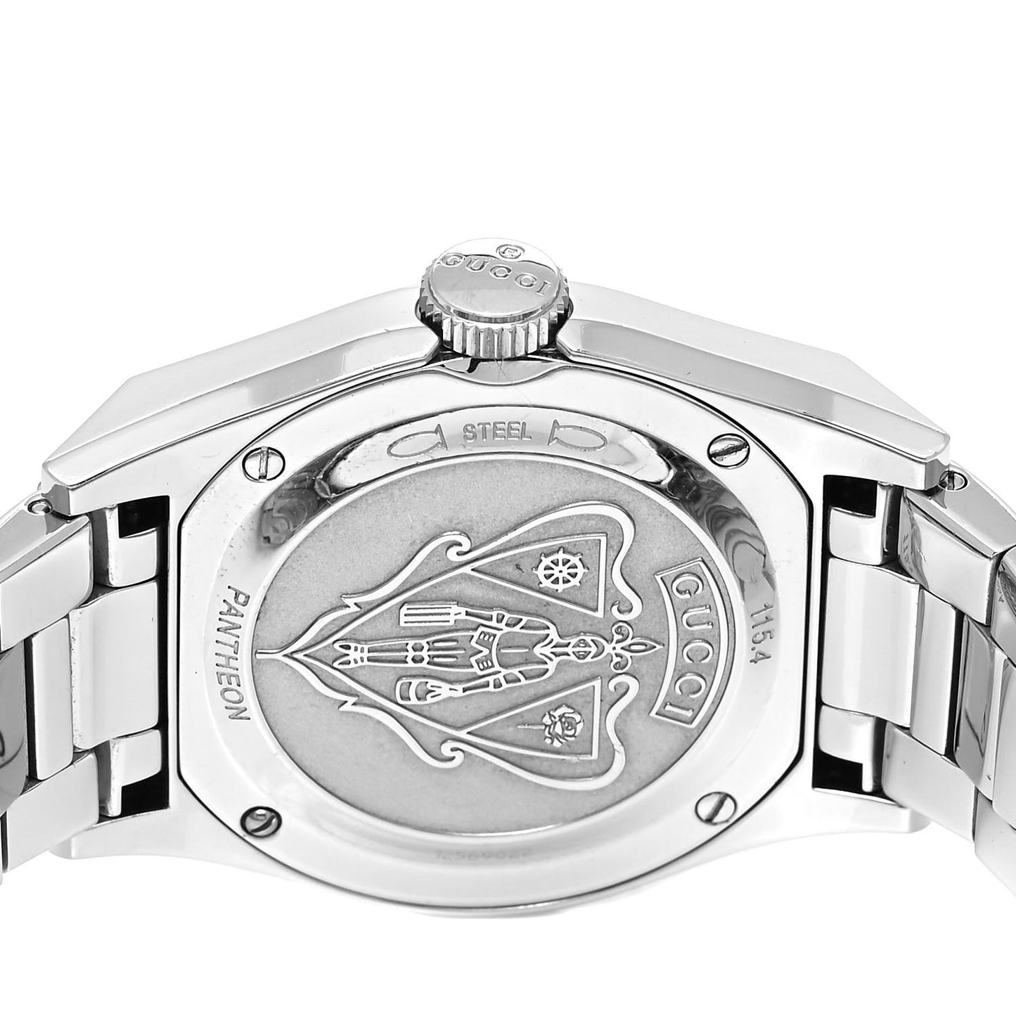 Stainless Steel Mother of Pearl 36mm Pantheon Quartz Watch