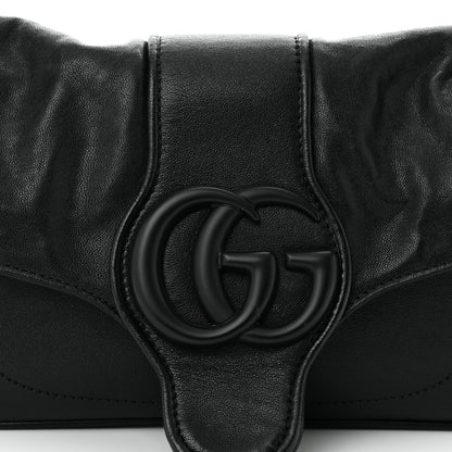 Gucci Goatskin Small GG Monochrome Aphrodite Shoulder Bag Black 8 of 10