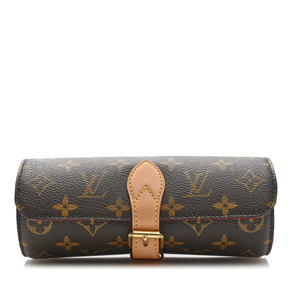 Louis Vuitton Monogram 3 Watch Travel Case 1 of 6