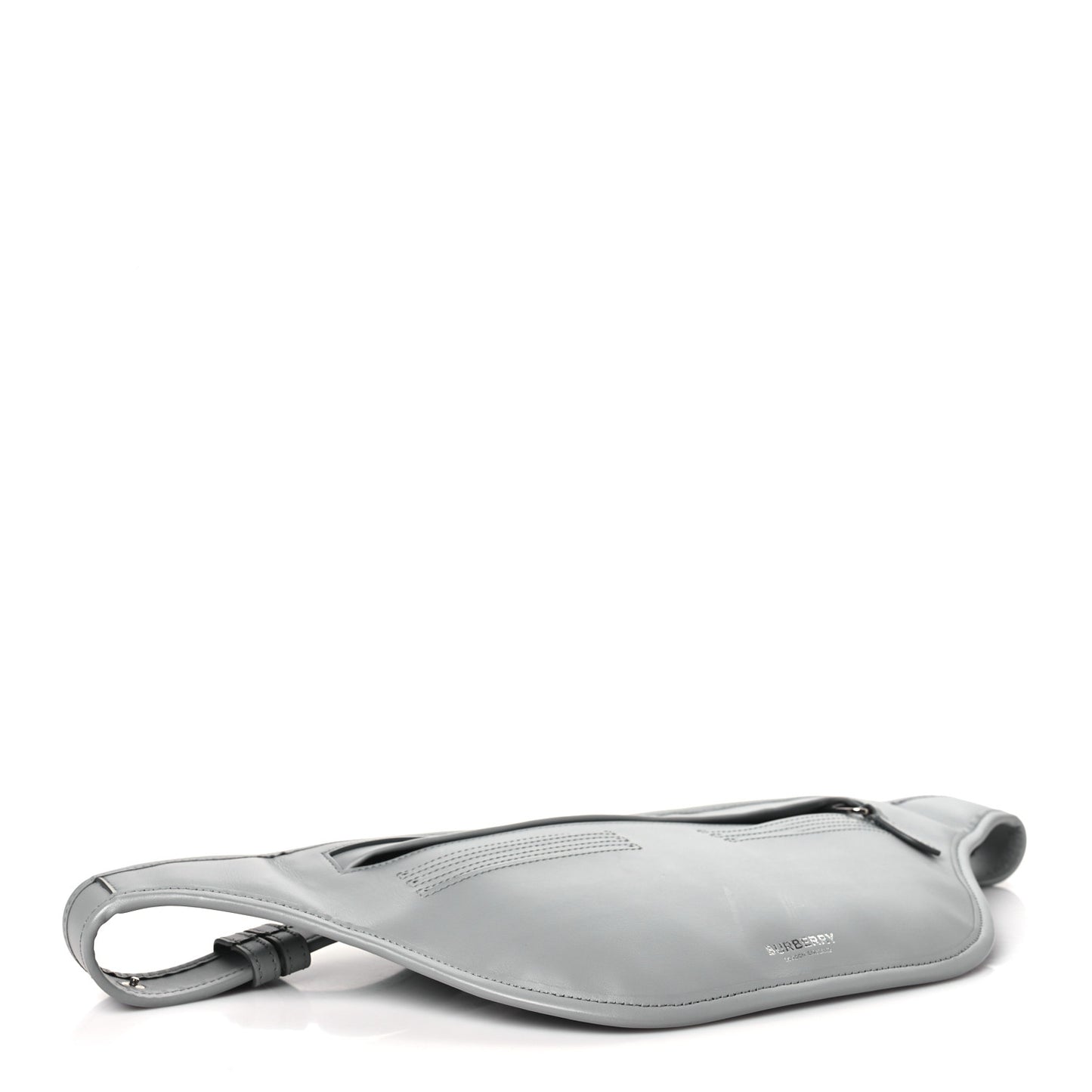 Smooth Calfskin Brummell Bum Bag Grey
