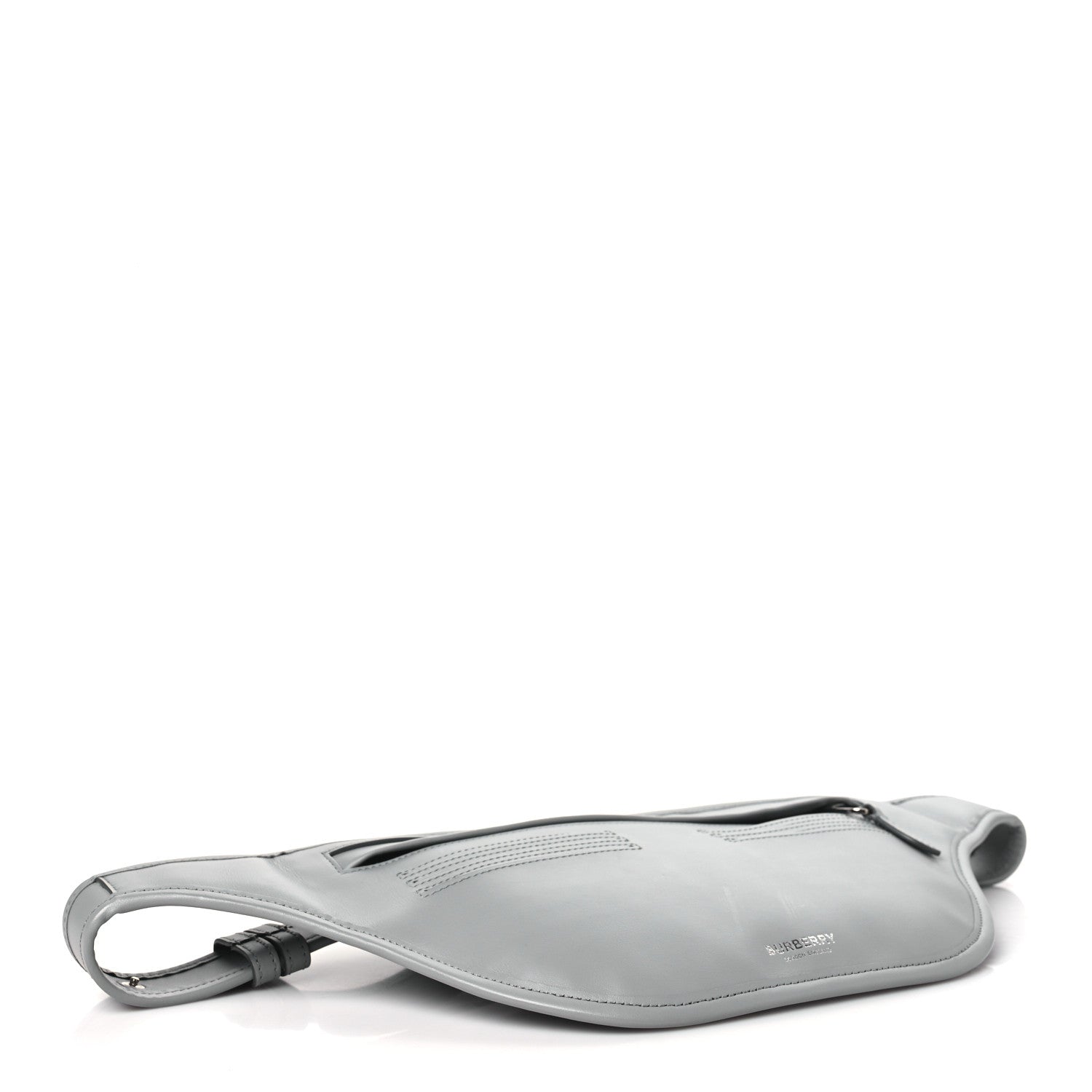 Burberry Smooth Calfskin Brummell Bum Bag Grey 4 of 9