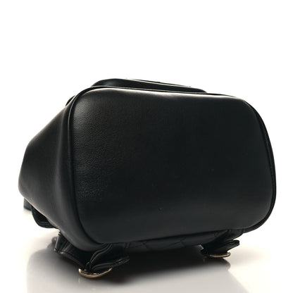 Chanel Lambskin Quilted Small Duma Drawstring Backpack Black 4 of 10