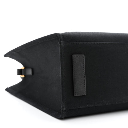 Versace Canvas Calfskin La Medusa Small Tote Black 8 of 11