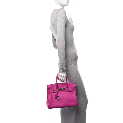 Hermes Taurillon Novillo Birkin 30 Magnolia 2 of 18