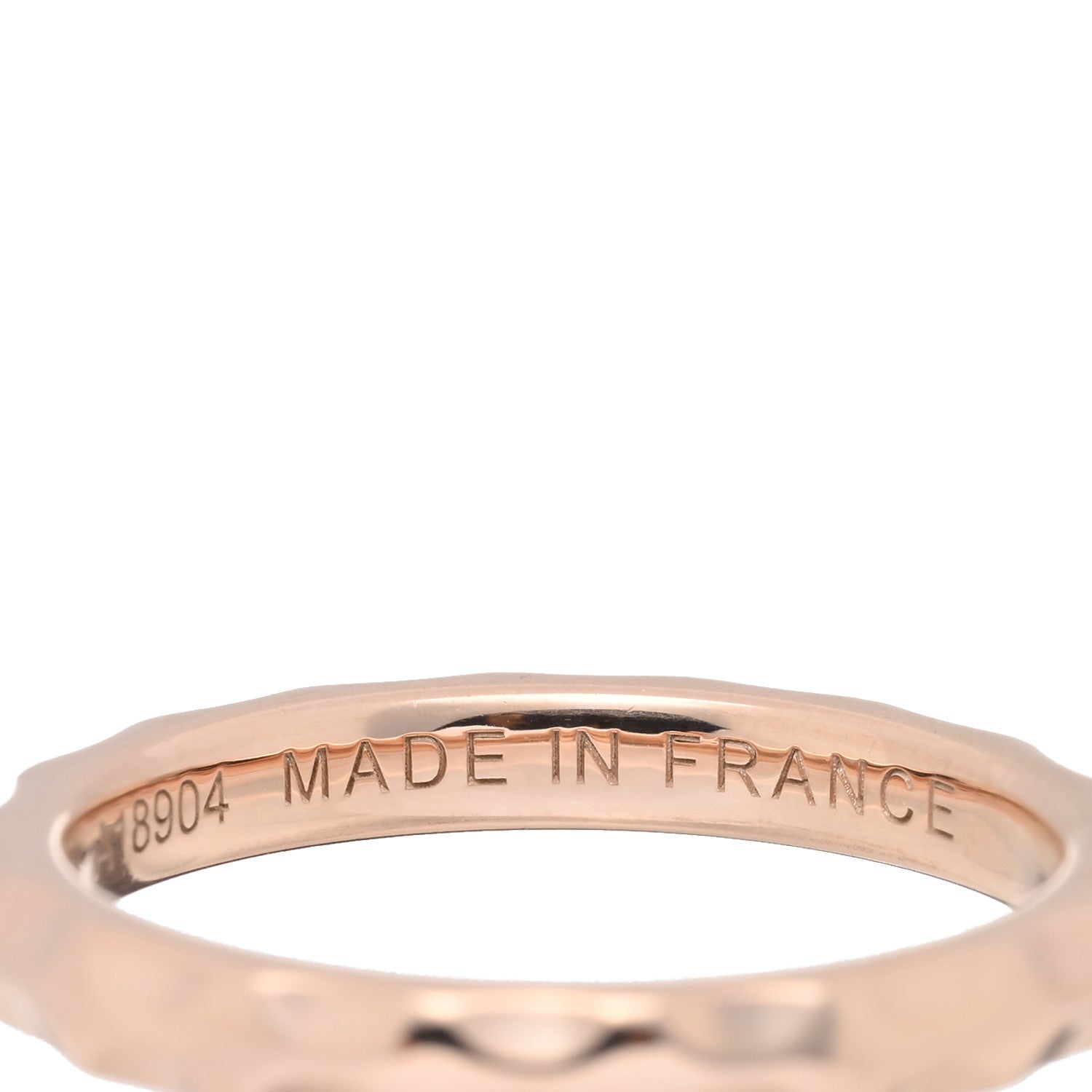 Louis Vuitton 18K Pink Gold Monogram Infini Wedding Band Ring 49 5 5 of 5