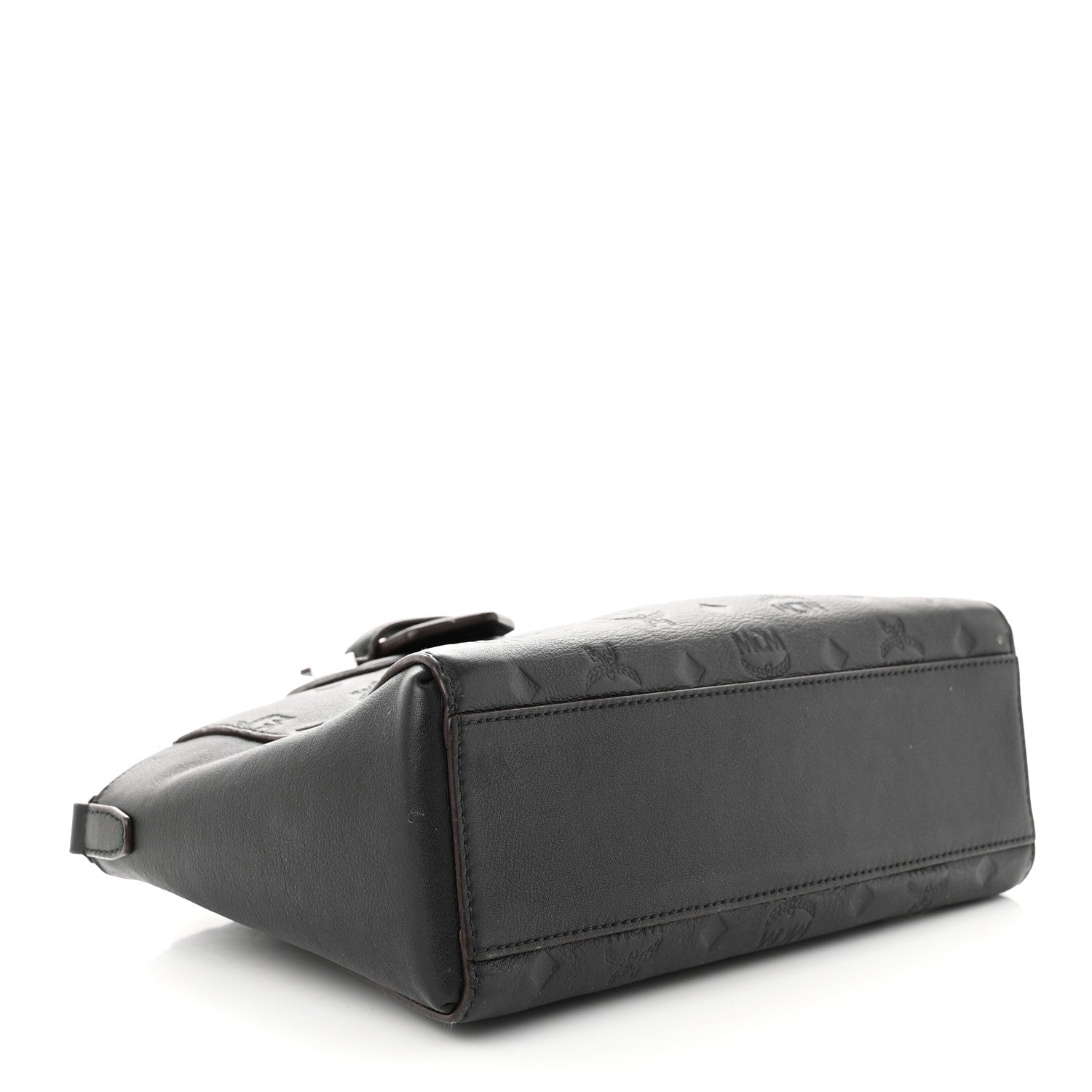 MCM Calfskin Ottomar Essential Crossbody Bag Black 4 of 11