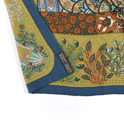 Hermes Cashmere Silk Pique Fleuri de Provence Shawl 140 7 of 10