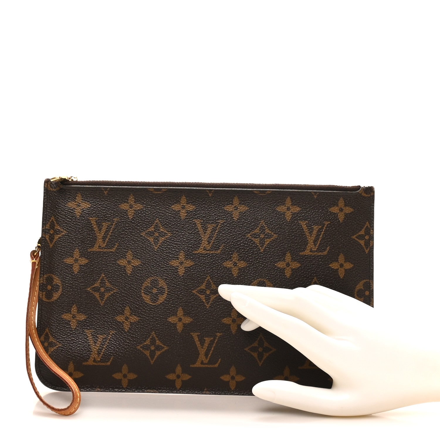 Louis Vuitton Monogram Neverfull MM GM Pochette 2 of 7