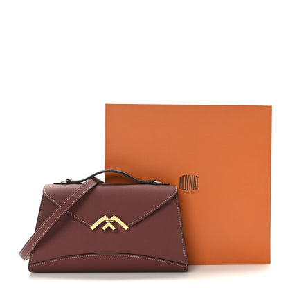 Moynat Carat Calfskin Gabrielle Clutch Tonka 9 of 9