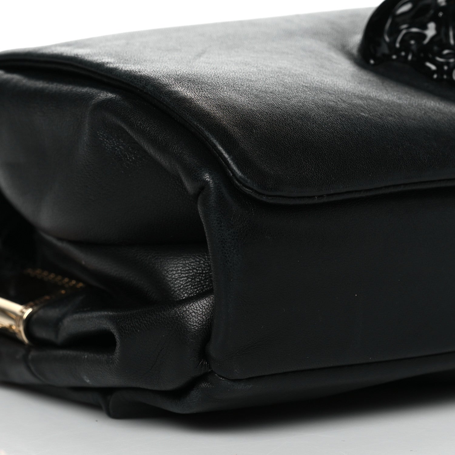 Versace Nappa Palazzo Sultan Shoulder Bag Black 14 of 20