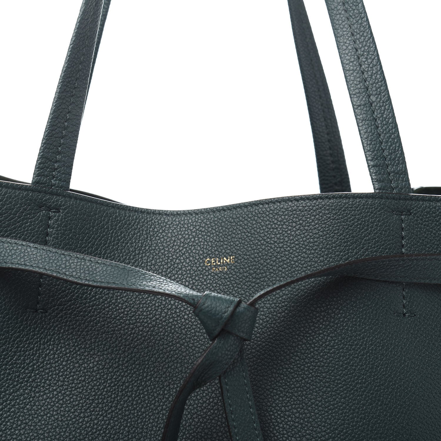 Celine Soft Grained Calfskin Medium Belt Cabas Phantom Amazone 11 of 11