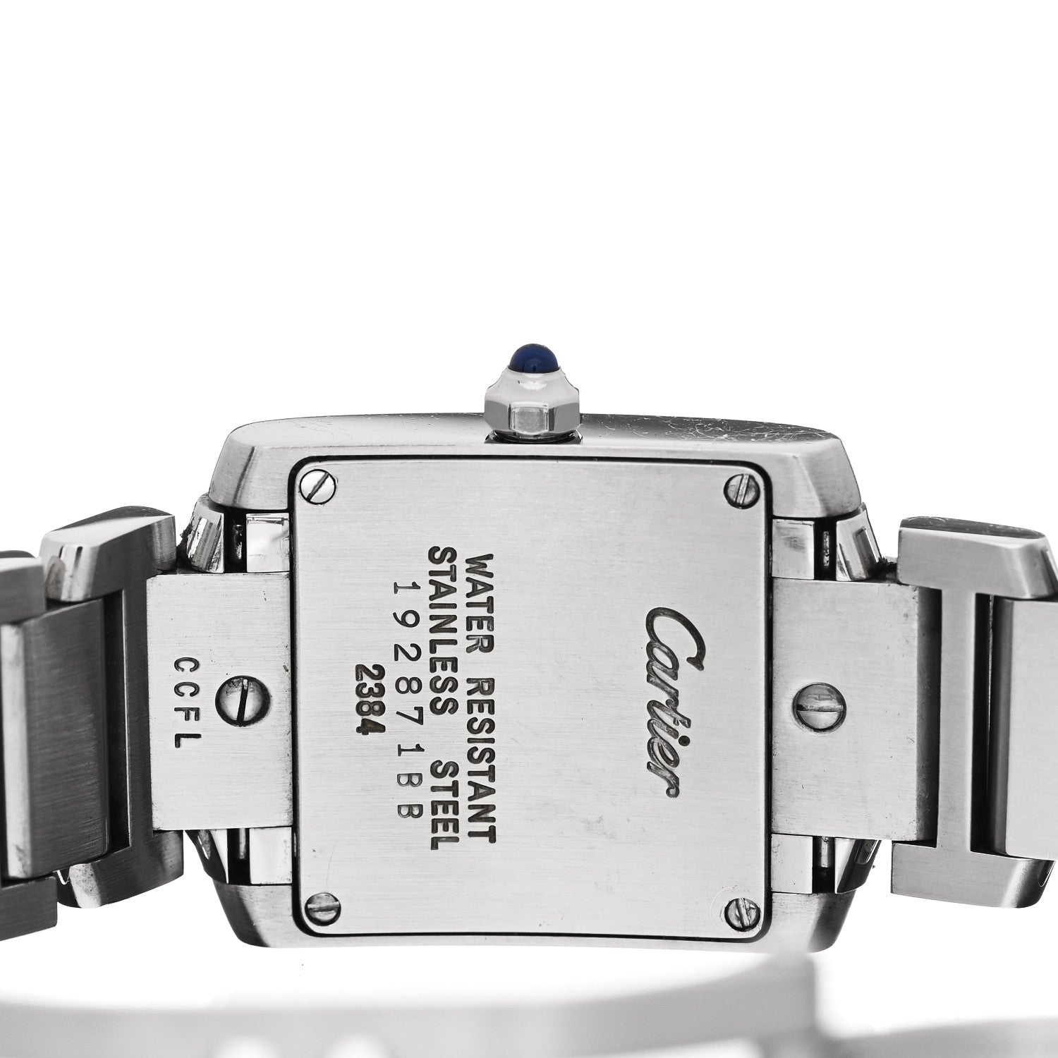 Cartier Stainless Steel 20mm Tank Francaise Quartz Watch 4 of 4