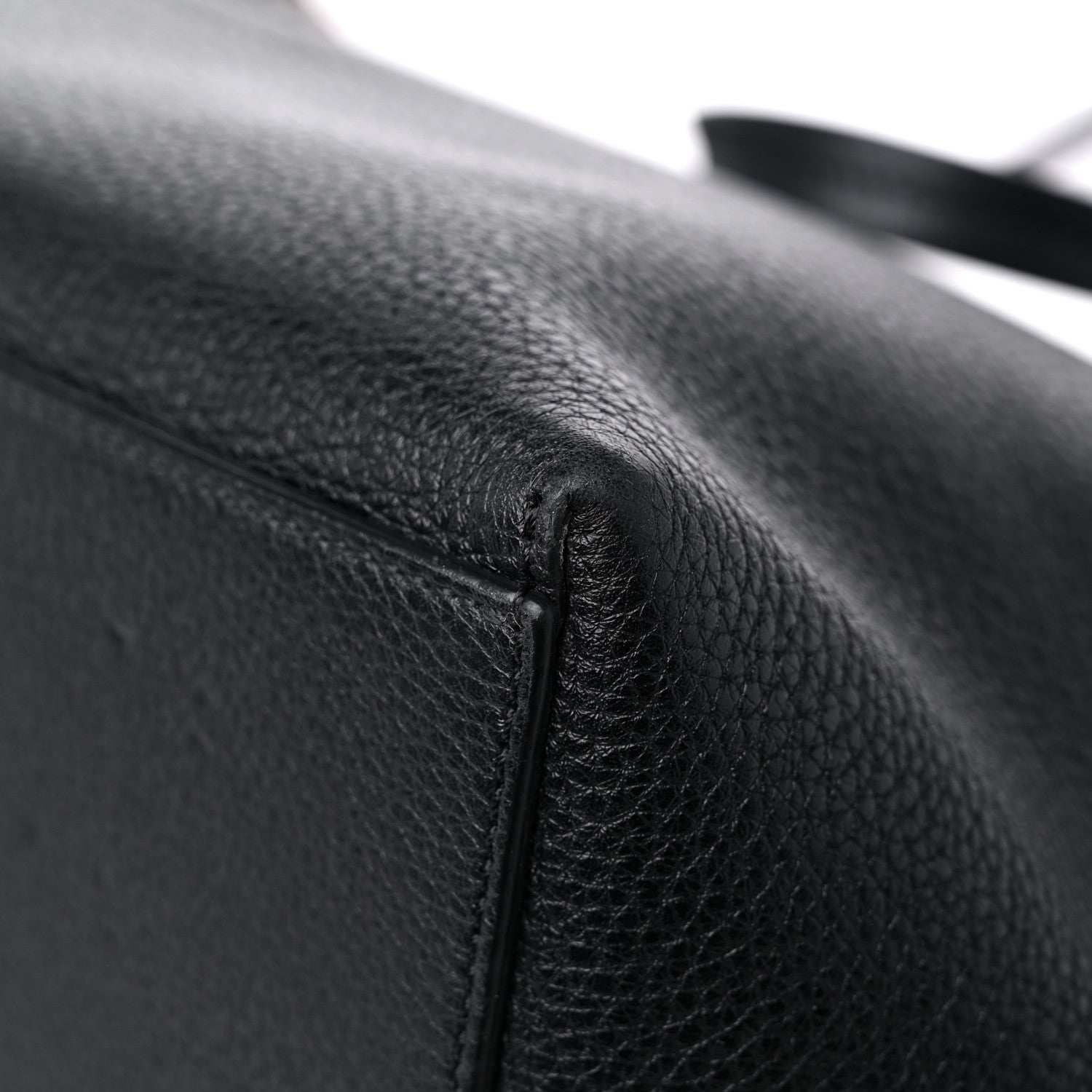 Valentino Garavani Grained Calfskin Rockstud Shoulder Tote Black 10 of 14
