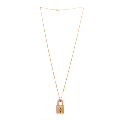 Hermes Swift Small O'Kelly Pendant Necklace Rose Sakura 3 of 6