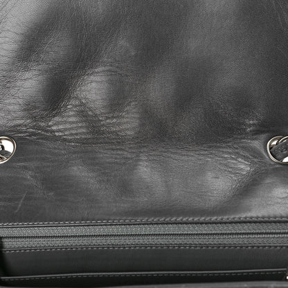 Chanel Lambskin Quilted Jumbo Single Flap Grey 11 of 11