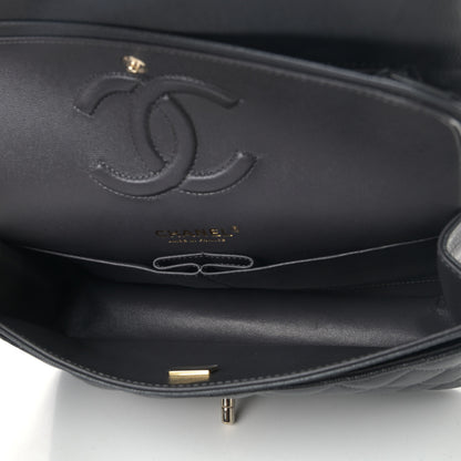 Chanel Caviar Quilted Medium Double Flap Dark Grey 4 of 8
