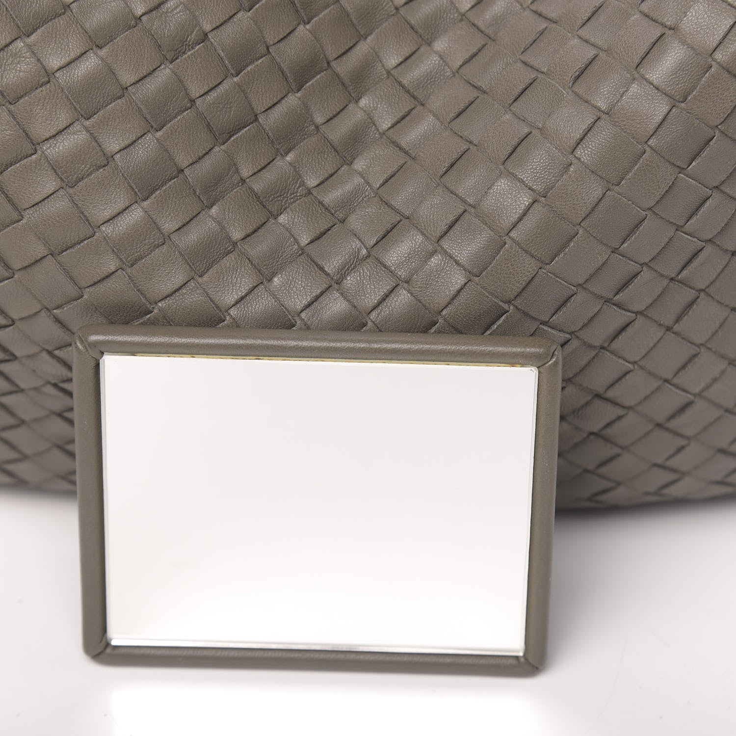 Bottega Veneta Nappa Intrecciato Large Veneta Hobo Grey 9 of 9