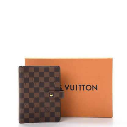 Louis Vuitton Damier Ebene Medium Ring Agenda Cover 8 of 8