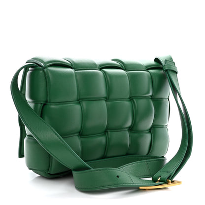 Bottega Veneta Nappa Maxi Intreccio Padded Cassette Crossbody Bag Racing Green 3 of 14