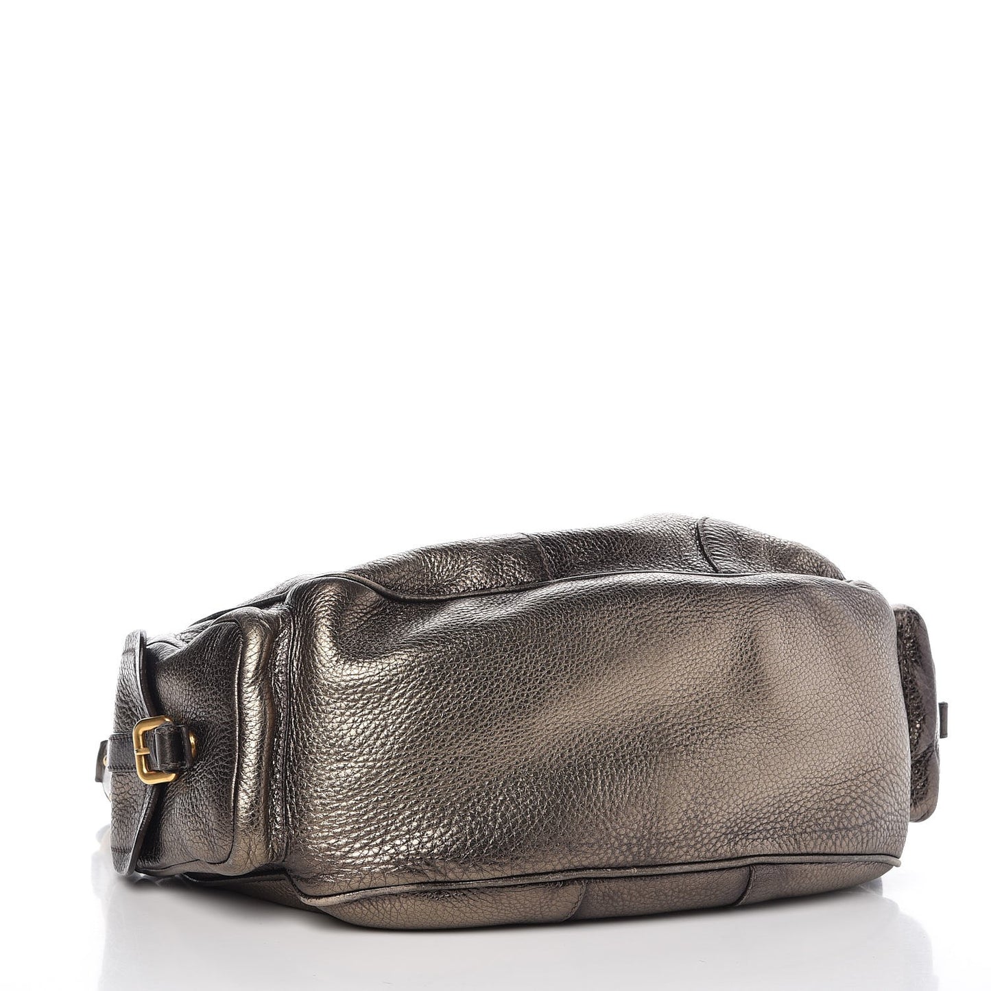 Vitello Daino Antik Pocket Hobo Piombo