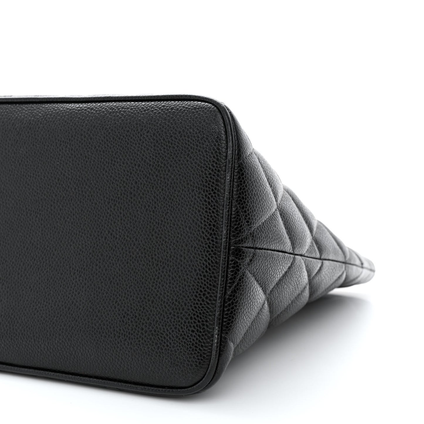 Caviar Quilted Medallion Tote Black