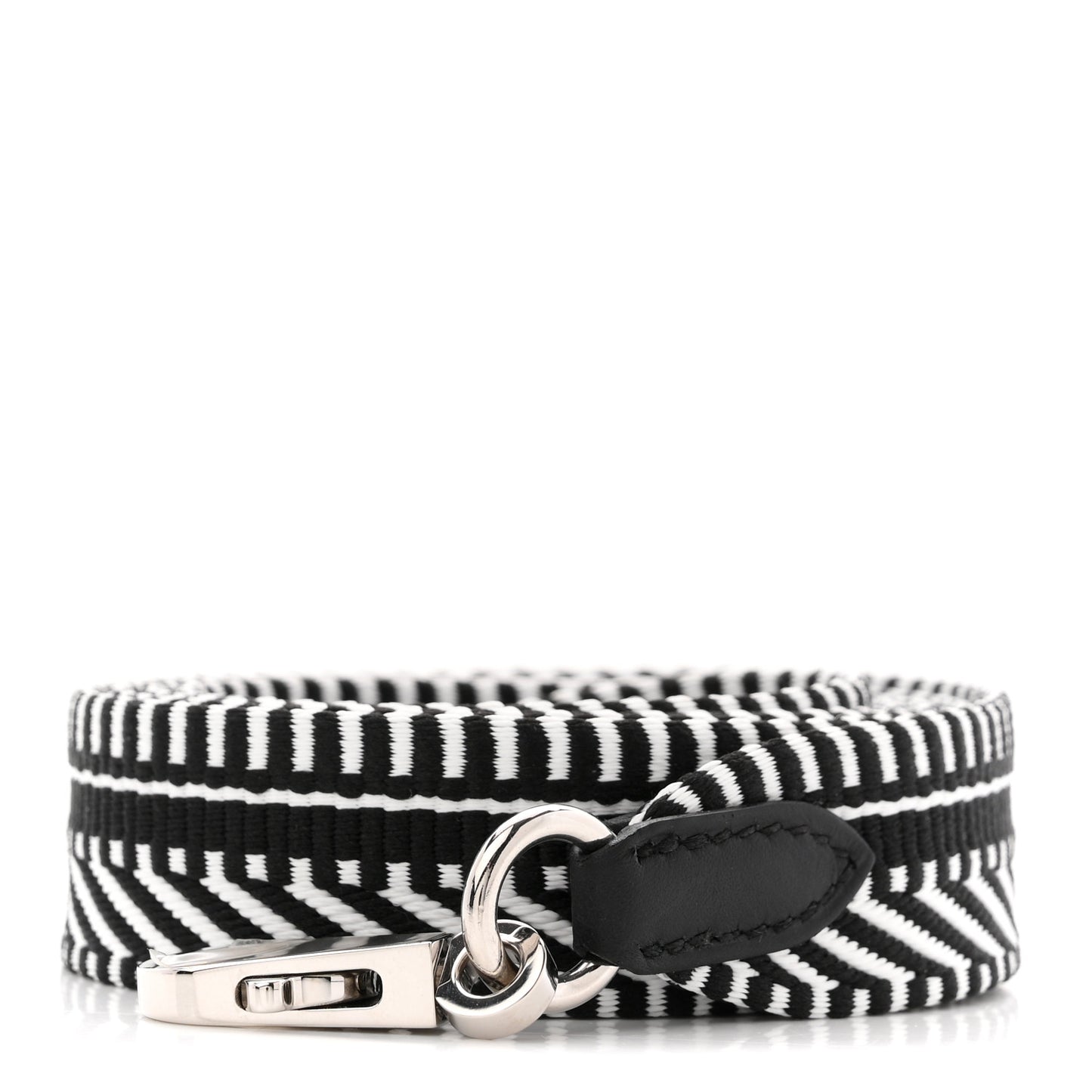 Toile Swift 25mm Sangle Cavale Shoulder Strap Black Ecru