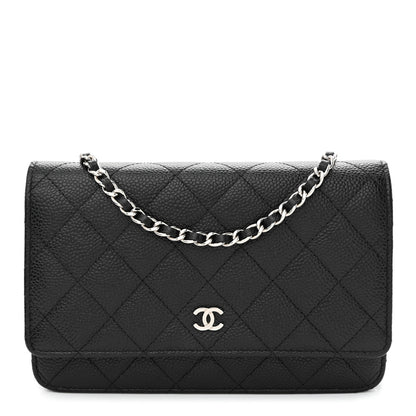 Chanel Caviar Quilted Wallet on Chain WOC Black 1 of 11