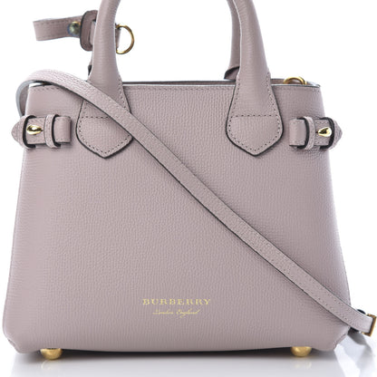 Burberry Grainy Calfskin House Check Baby Banner Tote Pale Orchid 9 of 11