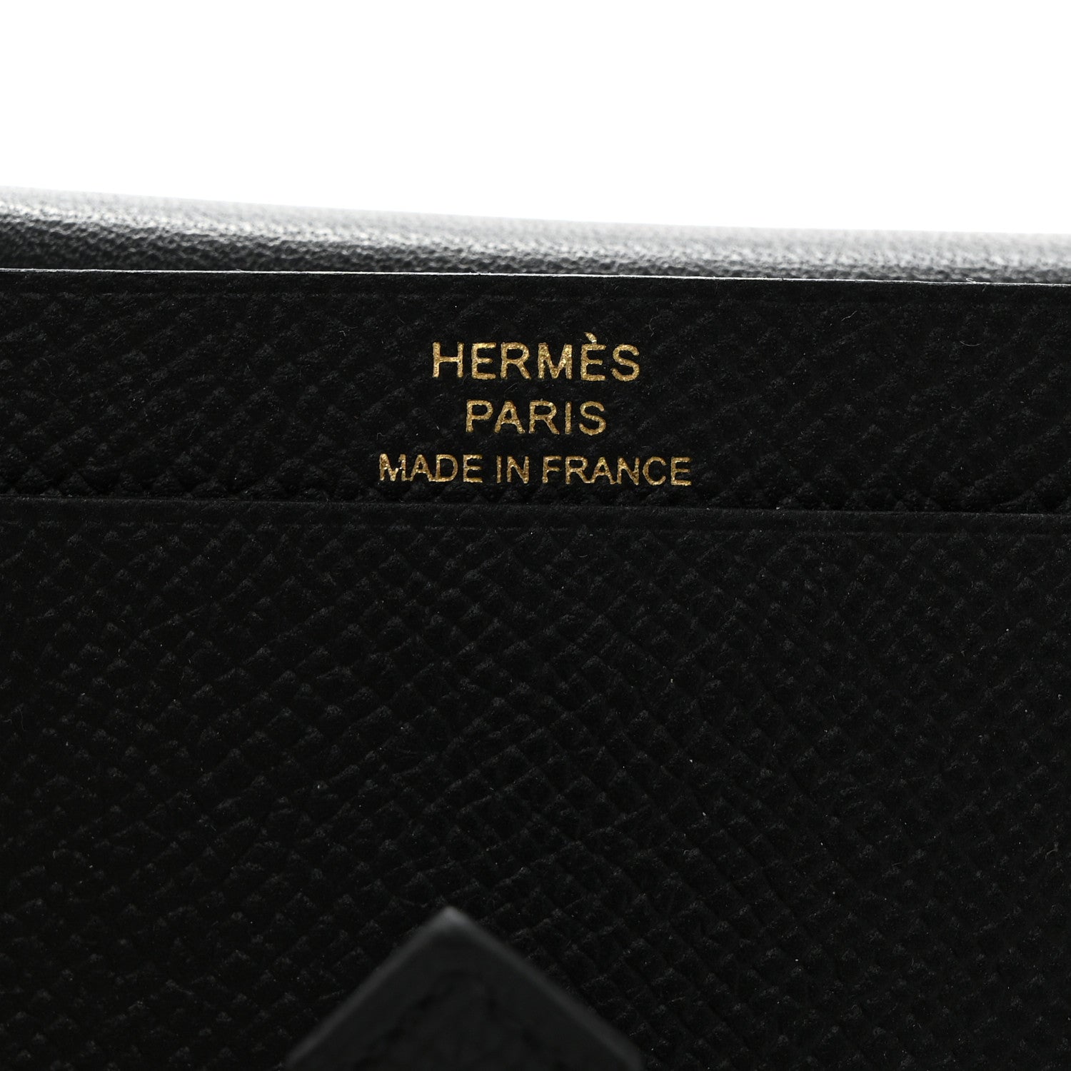 Hermes Epsom Bearn Card Holder Wallet Black 6 of 7