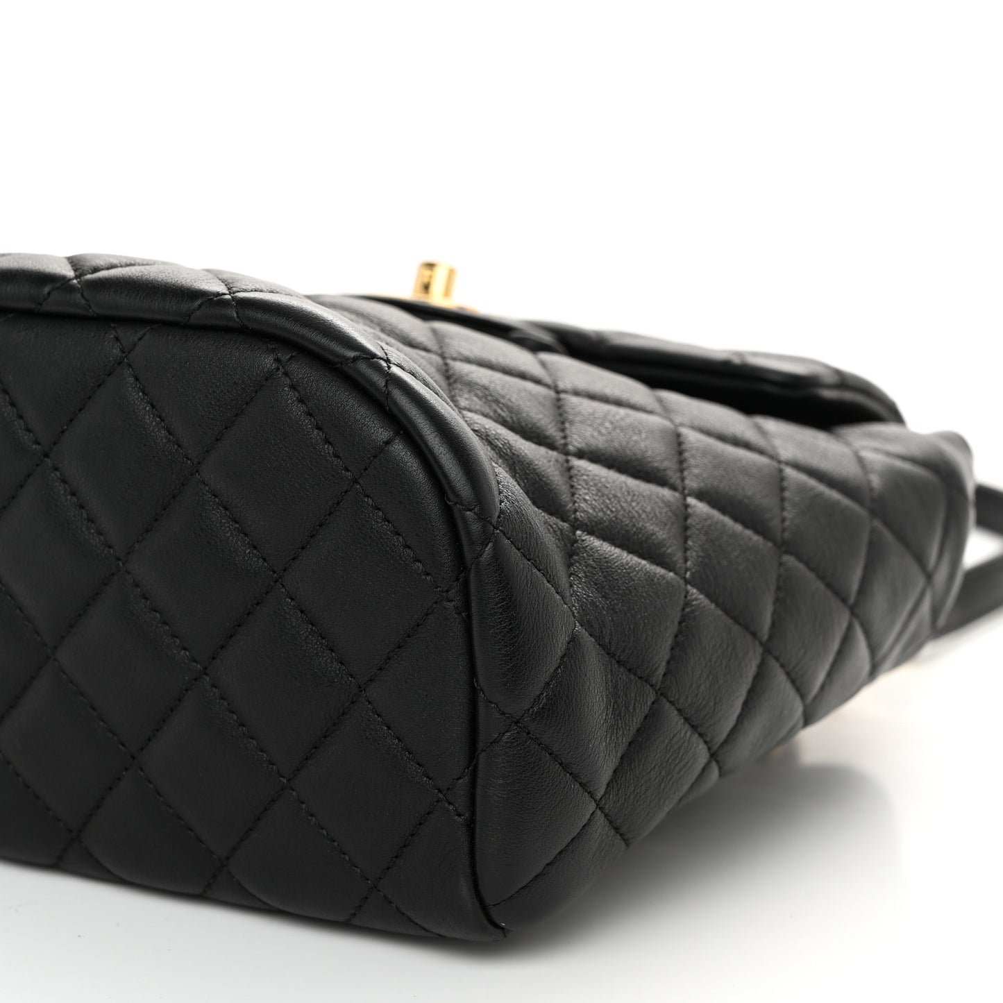 Calfskin Quilted Mini Urban Spirit Backpack Black